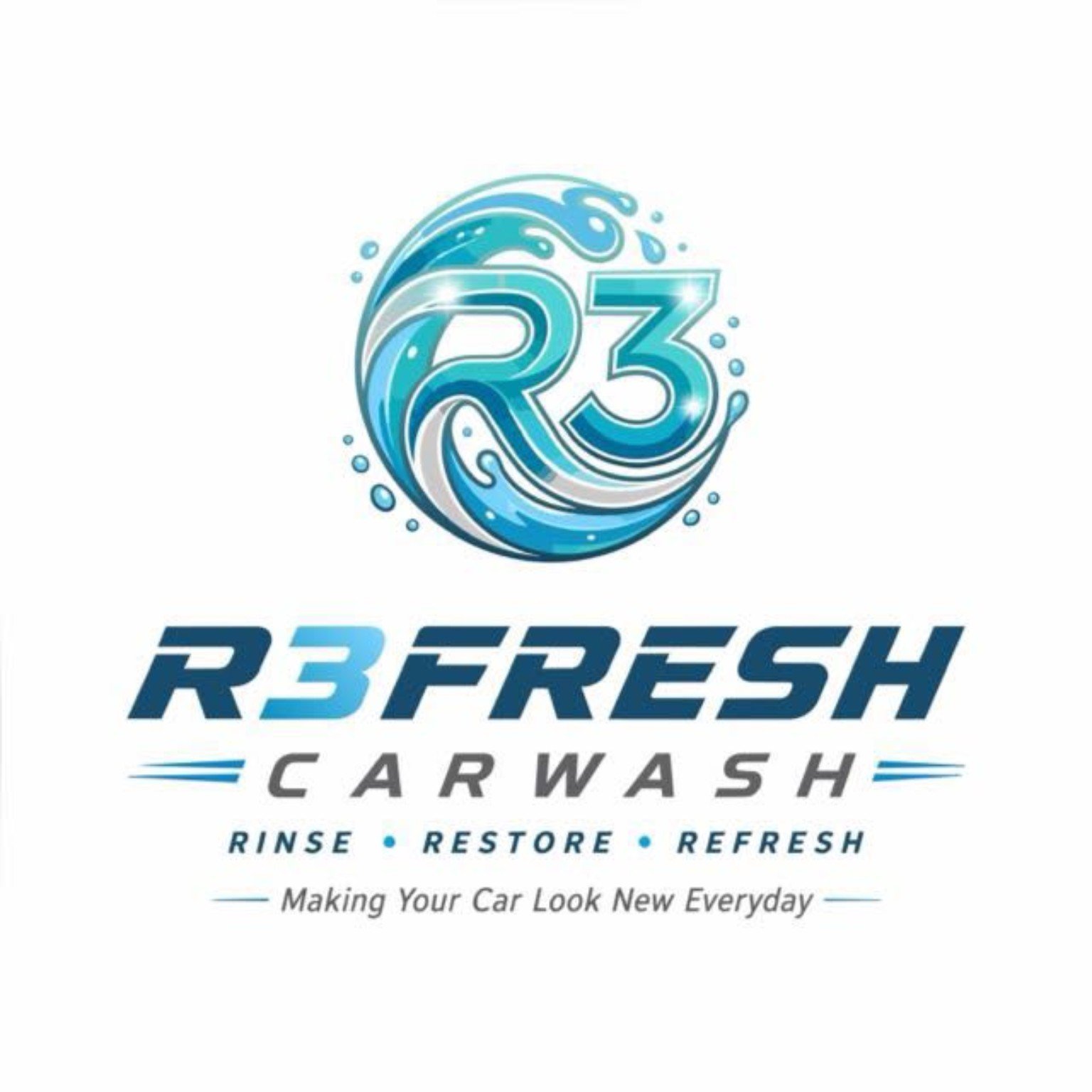 Logo R3fresh Carwash